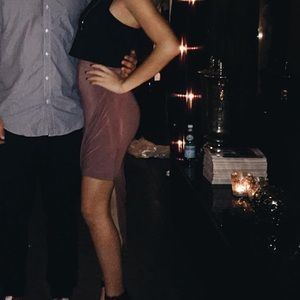 Asymmetrical Fitted Skirt